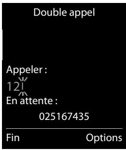 GIGASET C620A - Double appel - 1