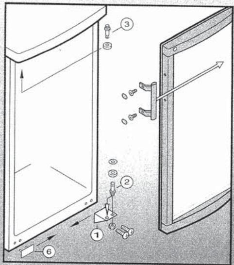LIEBHERR WK5700 - Inversion du sens d'ouverture de la porte appareils à porte vitrée - 1