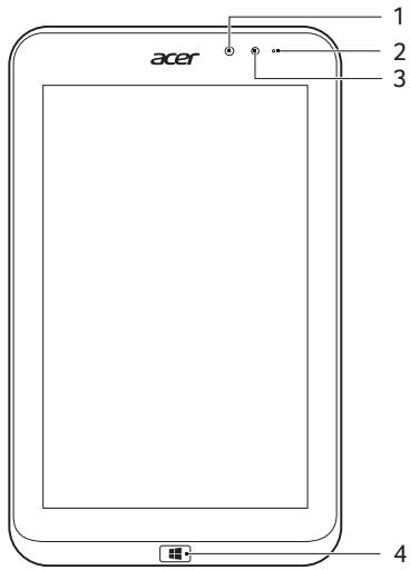ACER ICONIA W4-820 6460 - Vue frontale - 1
