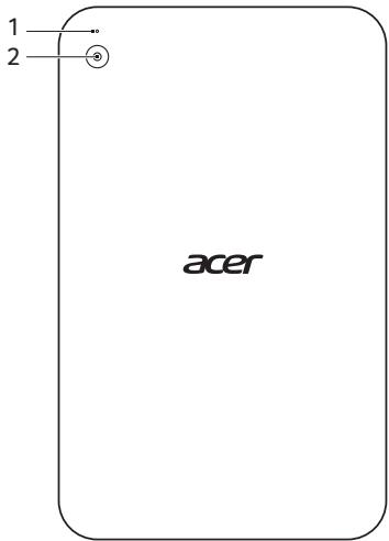 ACER ICONIA W4-820 6460 - Vue arrière - 1