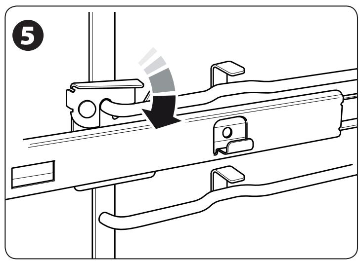 LA CORNUERE ALB9ODFSS/BN-EU - Fitting the telescopic runners – Placer les rails télécopiques - 5