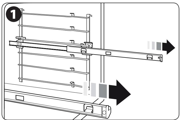 LA CORNUERE ALB9ODFSS/BN-EU - Fitting the shelf – Placer la grille - 1