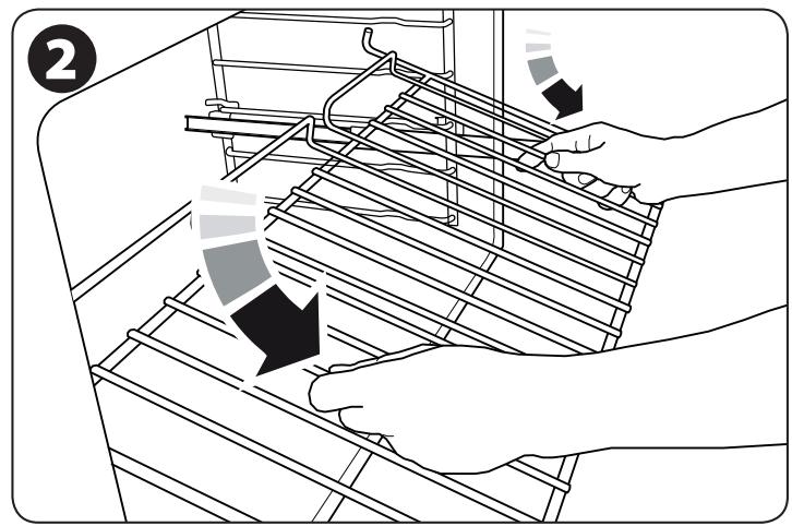 LA CORNUERE ALB9ODFSS/BN-EU - Fitting the shelf – Placer la grille - 2