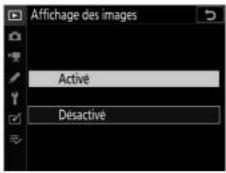 NIKON D780 - Mettez en surbrillance une option. - 2