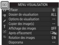 NIKON D780 - Sélectionnez un menu. - 2