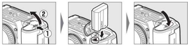 NIKON D780 - Insertion de l'accumulateur - 1