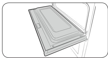 SAMSUNG V75N5671RS/EF - Comment utiliser la porte supérieure ? - 3