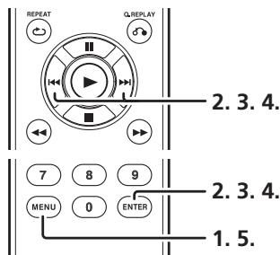 MARANTZ CD6003N1S6 - Selection d'une PLAGE de fichiers a etre LUS - 1