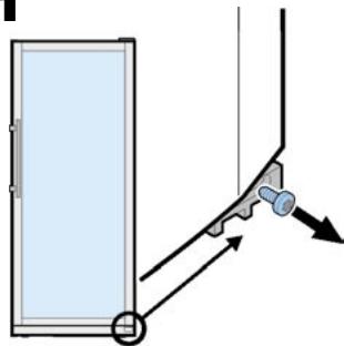 LIEBHERR WK2927 - Inversion du sens d'ouverture de la porte sur les-appareils avec une porte vitrée - 1