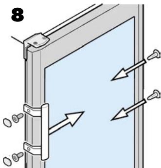 LIEBHERR WK2927 - Inversion du sens d'ouverture de la porte sur les-appareils avec une porte vitrée - 8