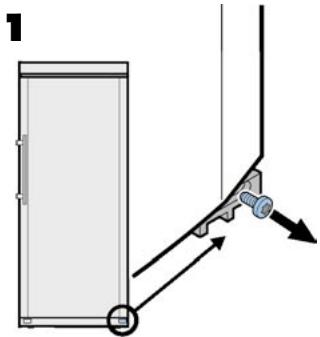 LIEBHERR WK2927 - Inversion du sens d'ouverture de la porte sur les-appareils avec une porte à isolation mousse - 1