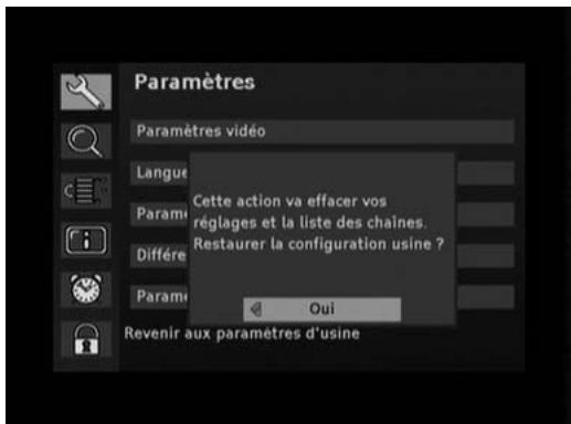 PHILIPS DTR220 - Rétablir les réglages depuis usine - 1