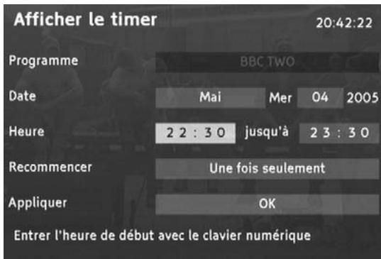 PHILIPS DTR220 - Programmer le Timer - 1