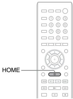 SONY BDV-E780 - Appuyez sur HOME. - 1