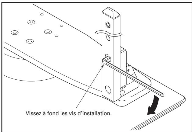 PIONEER PDK-TS25/WL5 - Vissez à fond les vis d'installation (2 sur le côté gauche et 2 sur le côté droit). - 1