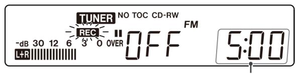 TEAC LP-R550 USB - Appuyez à nouveau sur la touche RECORD. - 1
