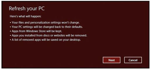 PACKARD BELL ONE TWO S AB4G5GU02 - Restauration personnalisée avec packard bell recovery management - 2