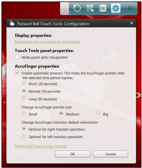 PACKARD BELL ONE TWO S AB4G5GU02 - Paramètres - 1