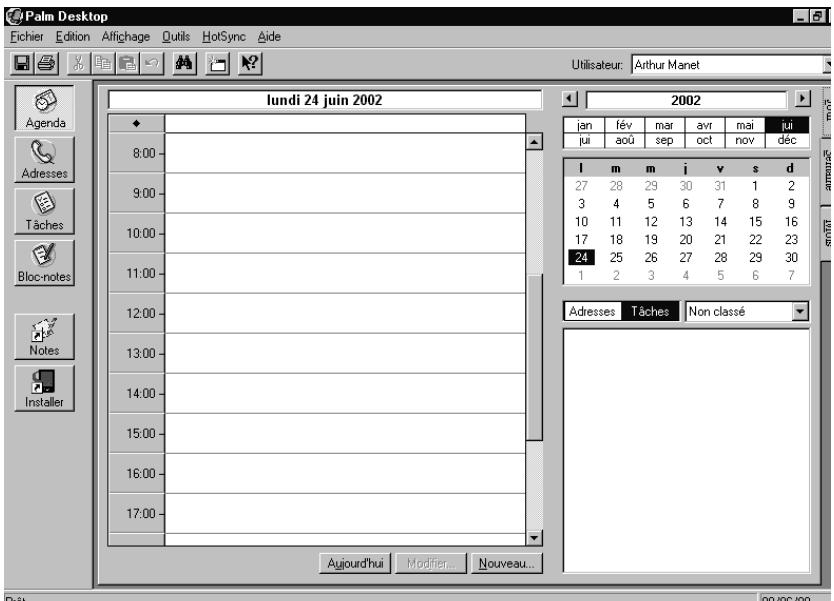 PALM m100 - Pour installer un logiciel tiers sur votre ordinateur de poche à l'aide d'un ordinateur windows : - 1