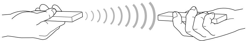 PALM m100 - Pour transmettre par infrarouge un enregistrement ou une catégorie d'enregistrements : - 1