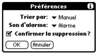 PALM m100 - Adresses : - 2