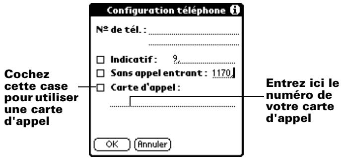 PALM m100 - Pour utiliser une carte d'appoint : - 1