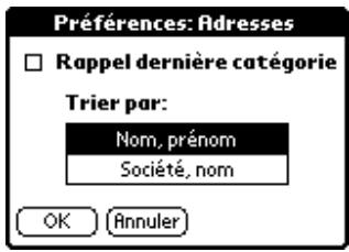 PALM m100 - Préférences - 1