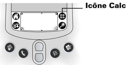 PALM m100 - Pour ouvrir l'application calculatrice : - 1