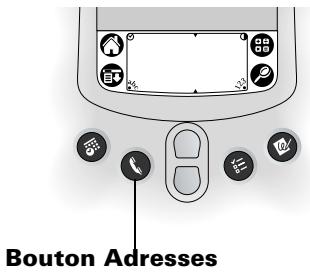 PALM m100 - Pour ouvrir l'application adresses : - 1
