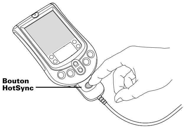 PALM m100 - Pour exécuter une synchronisation hotSync sur un ordinateur windows : - 2