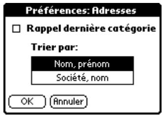 PALM m100 - Adresses : - 1