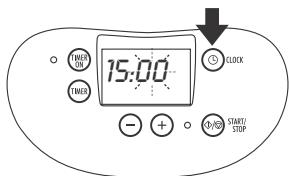DELONGHI PMC 110 PASTA MORE - Mise à l'heure de l'horloge (seulement pour le modèle avec minuterie) - 3