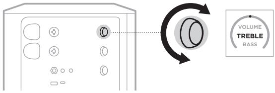 BOSE BATTERIESUP - Réglage des aigus - 2