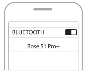 BOSE BATTERIESUP - Connexion d'un appareil Bluetooth - 2