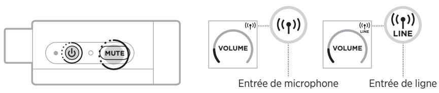 BOSE BATTERIESUP - COMMUTATION DES ENTRÉES DE MICROPHONE ET DE LIGNE - 1