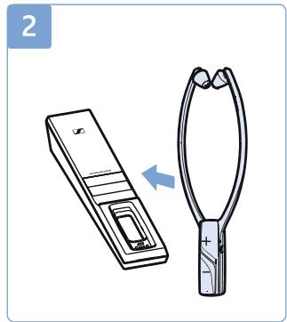 SENNHEISER RS 2000 - Appairer un ou plusieurs récepteurs stéthoscopiques avec l'émetteur - 2