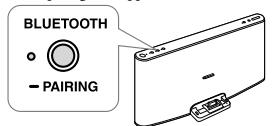 SONY RDPX200IPBTH - Pour effectuer le pairing avec un ipod - 1