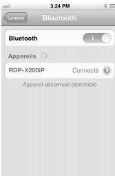 SONY RDPX200IPBTH - Pour effectuer le pairing avec un ipod - 3