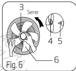 BEKO EFS8000W - Montage de l'hélice et de la grille du ventilateur - 2