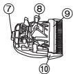 PANASONIC ER1611 - Rangement de la tondeuse - 2