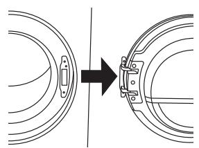 ASKO T611HX.W - Inversion du SENS d'ouverture du HUBLOT - 4