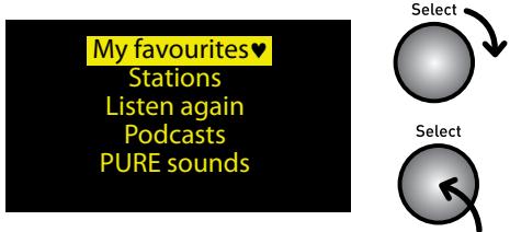 DARTY PURERADIOEVOKE PLAYCOTTON WH - Sélectionnez une catégorie de contenus - 1