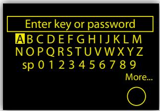 DARTY PURERADIOEVOKE PLAYCOTTON WH - Composez votre clé WEP ou wpa/wpa2 ou mot de passe réseau - 1