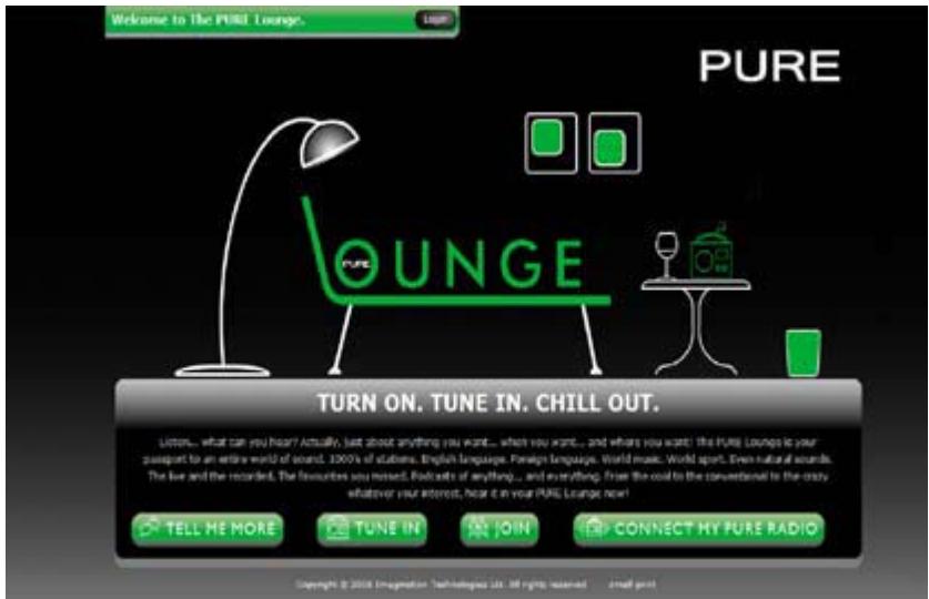DARTY PURERADIOEVOKE PLAYCOTTON WH - À propos du site the lounge de PURE - 1