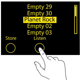 DARTY PURERADIOEVOKE PLAYCOTTON WH - Pour sélectionner une station dans la liste des présélections : - 2