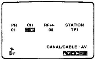 TOSHIBA SE34 - Tourner les stations TV manuelles - 2