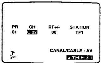 TOSHIBA SE34 - Changer les autres stations - 2