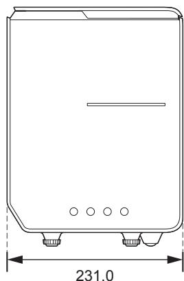 PANASONIC TX-100FP1E - ■ Dimensions extérieures - 2