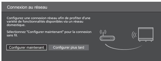 PANASONIC TX-100FP1E - Sélectionnez [Configurer maintenant] à l'aide des boutons ◀▶. - 1