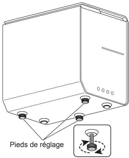 PANASONIC TX-100FP1E - Réglage des pieds - 1